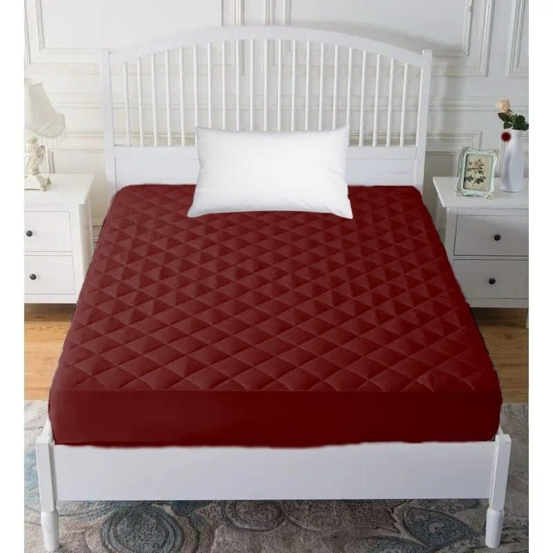 Quilted Waterproof Mattress Protector Single