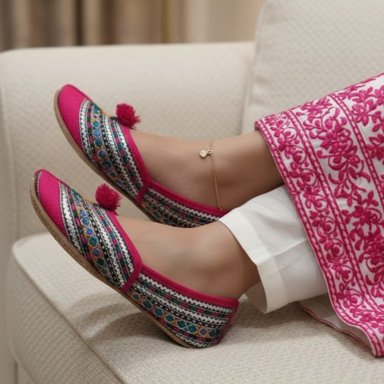 4.p. “Experience the epitome of elegance with our *Rajasthani Nagra Khussa,*