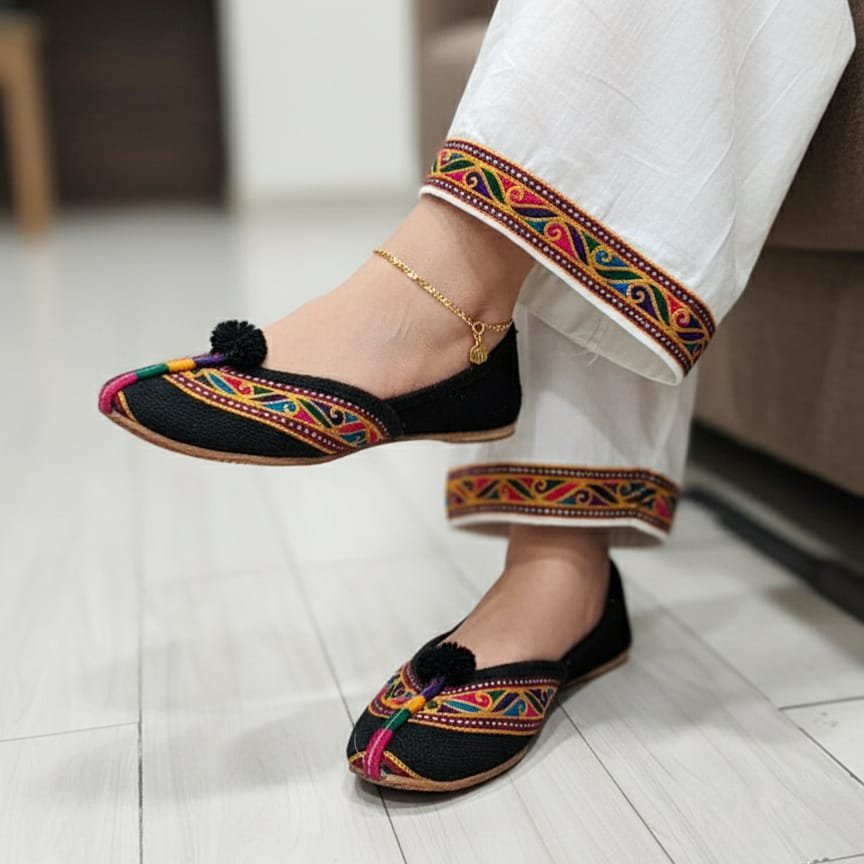 4.p. “Experience the epitome of elegance with our *Rajasthani Nagra Khussa,*