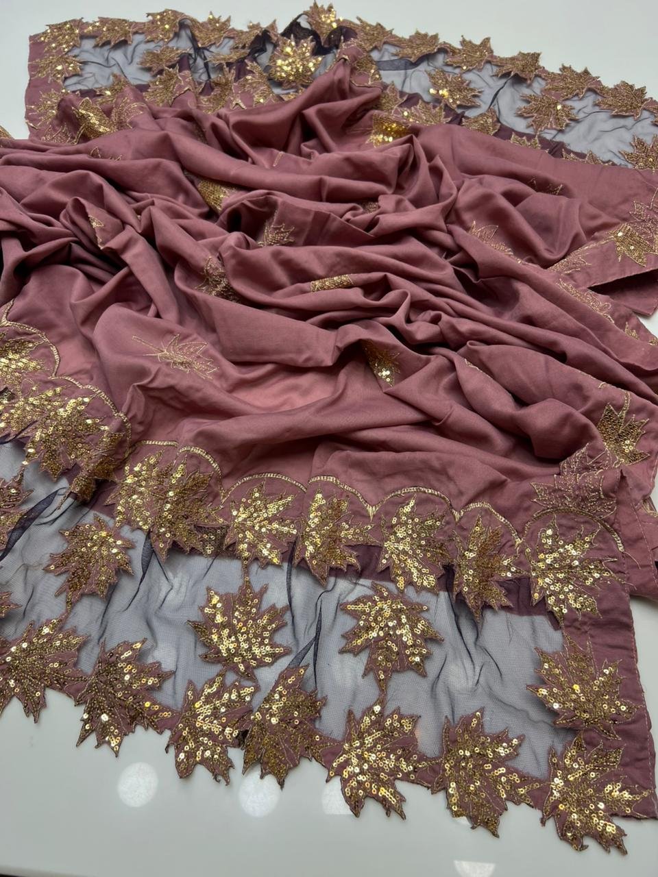 Best quality Swiss Shawl Elegant And fancy Embroidery