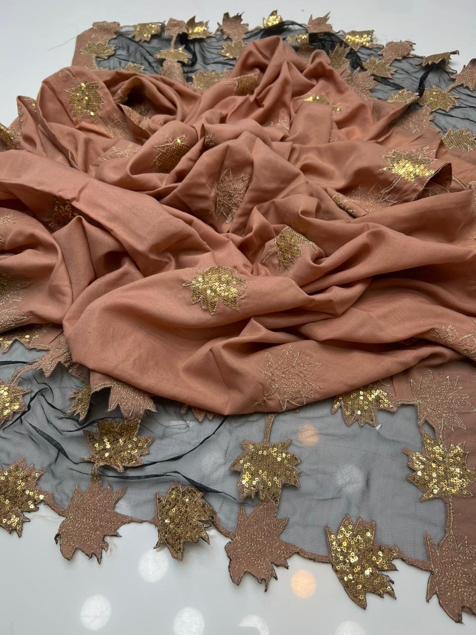 Best quality Swiss Shawl Elegant And fancy Embroidery