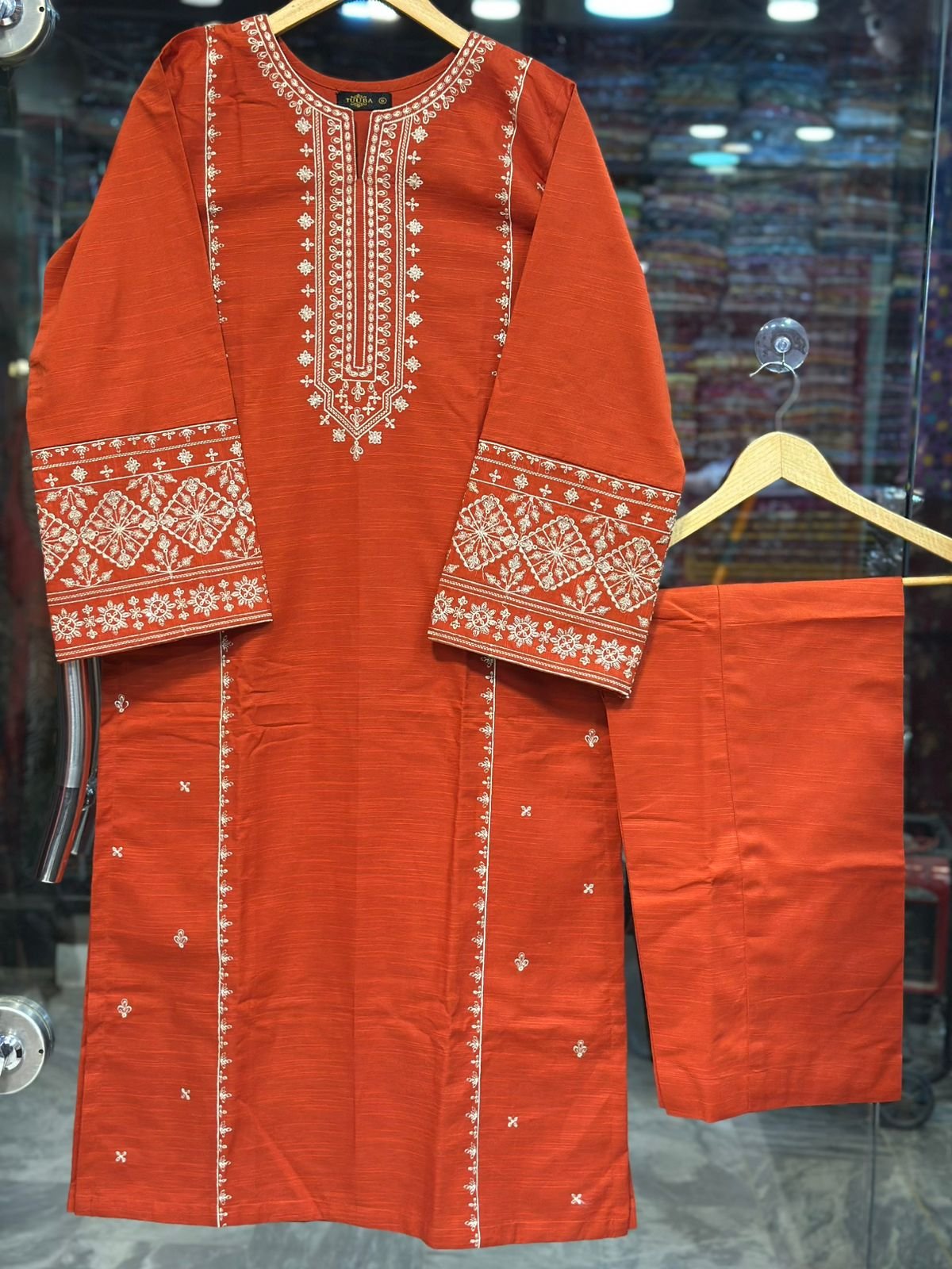 Premium Embroidered Khaddar solids