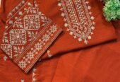 Premium Embroidered Khaddar solids
