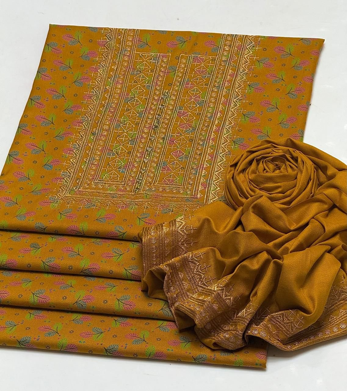 Dhanak Print Emb 2 piece