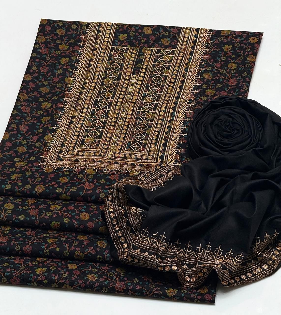 Dhanak Print Emb 2 piece