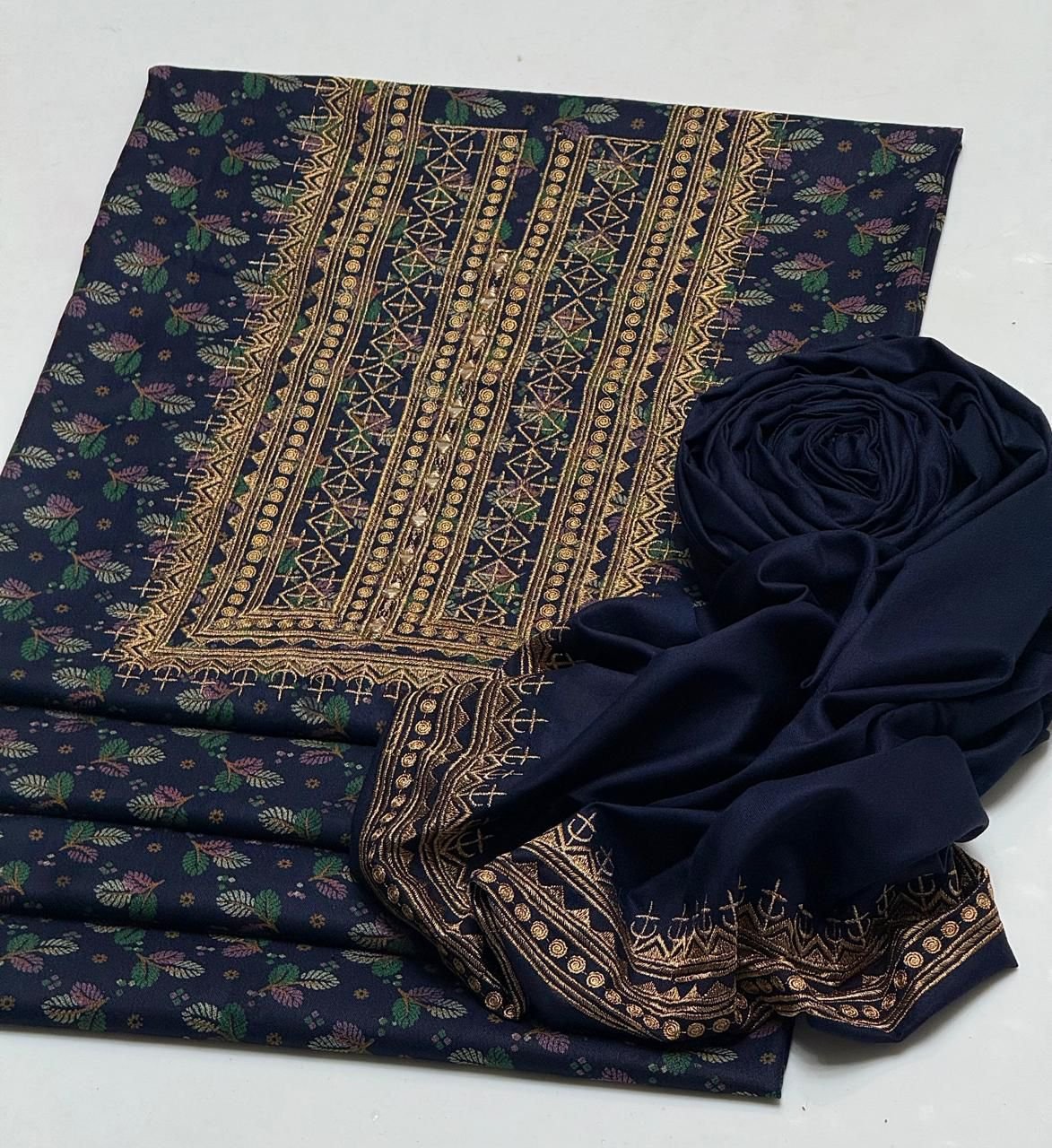 Dhanak Print Emb 2 piece