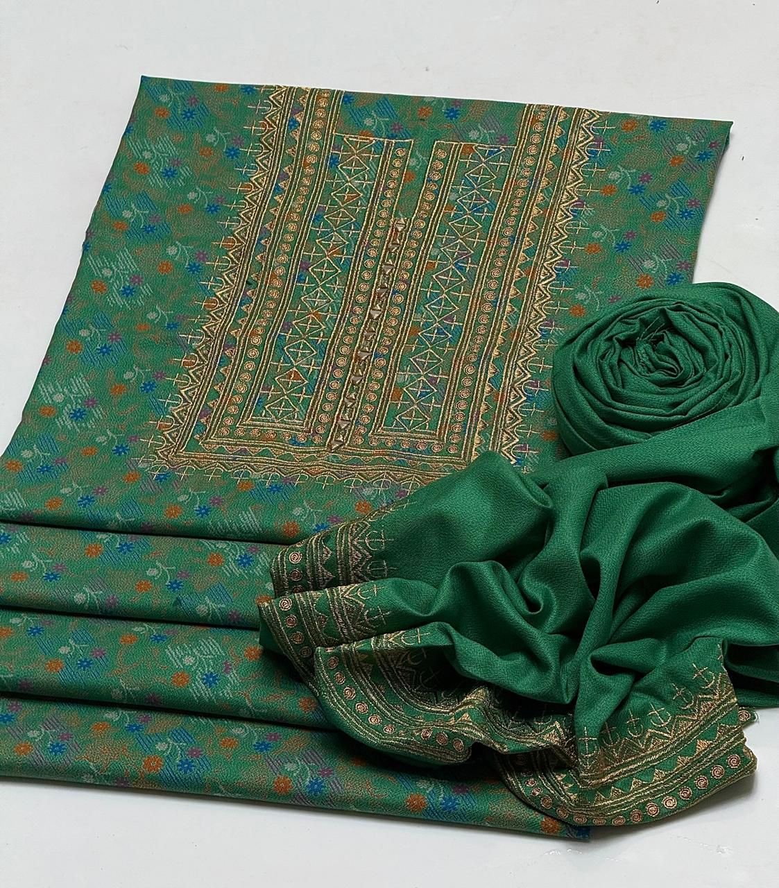 Dhanak Print Emb 2 piece