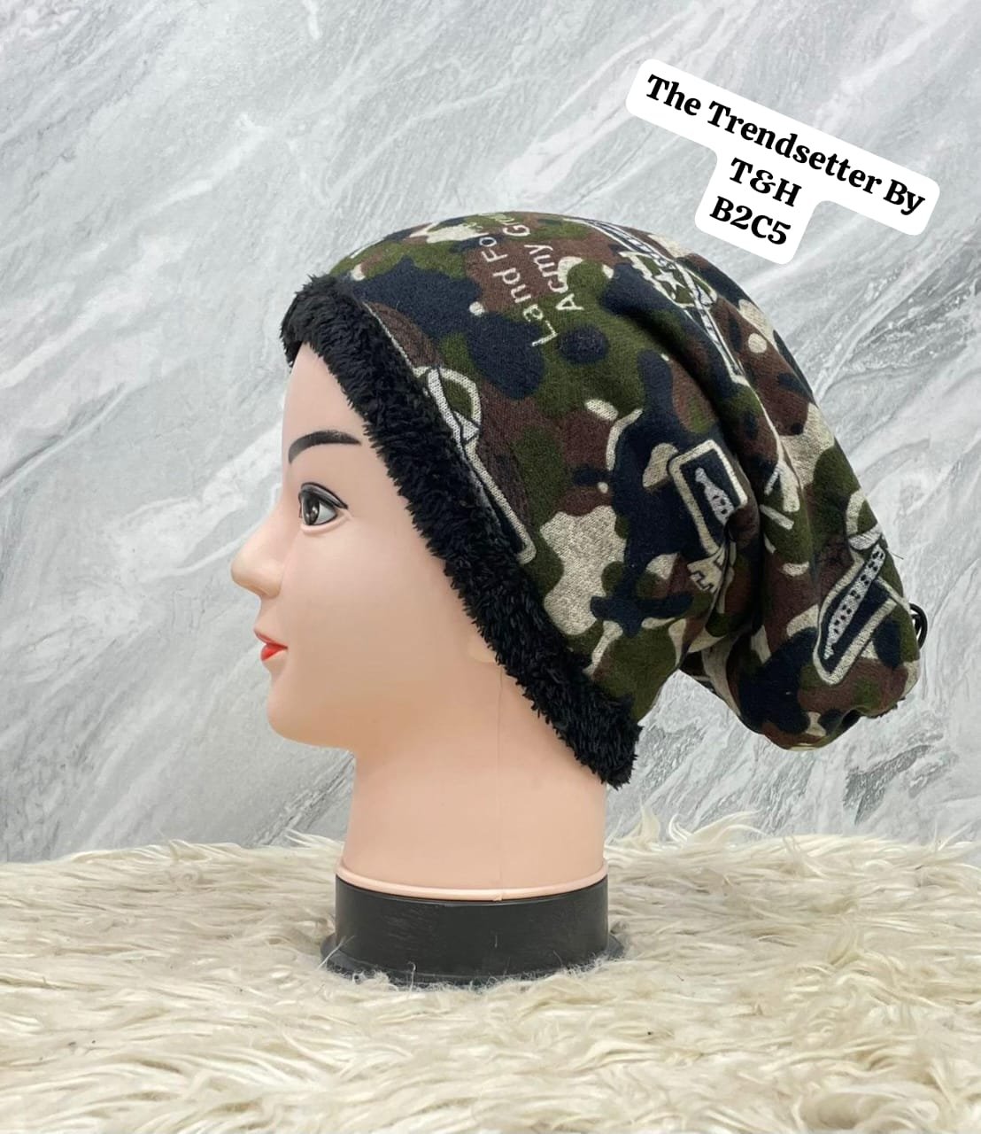 Artical Winter Bantana Cap Stuff wool