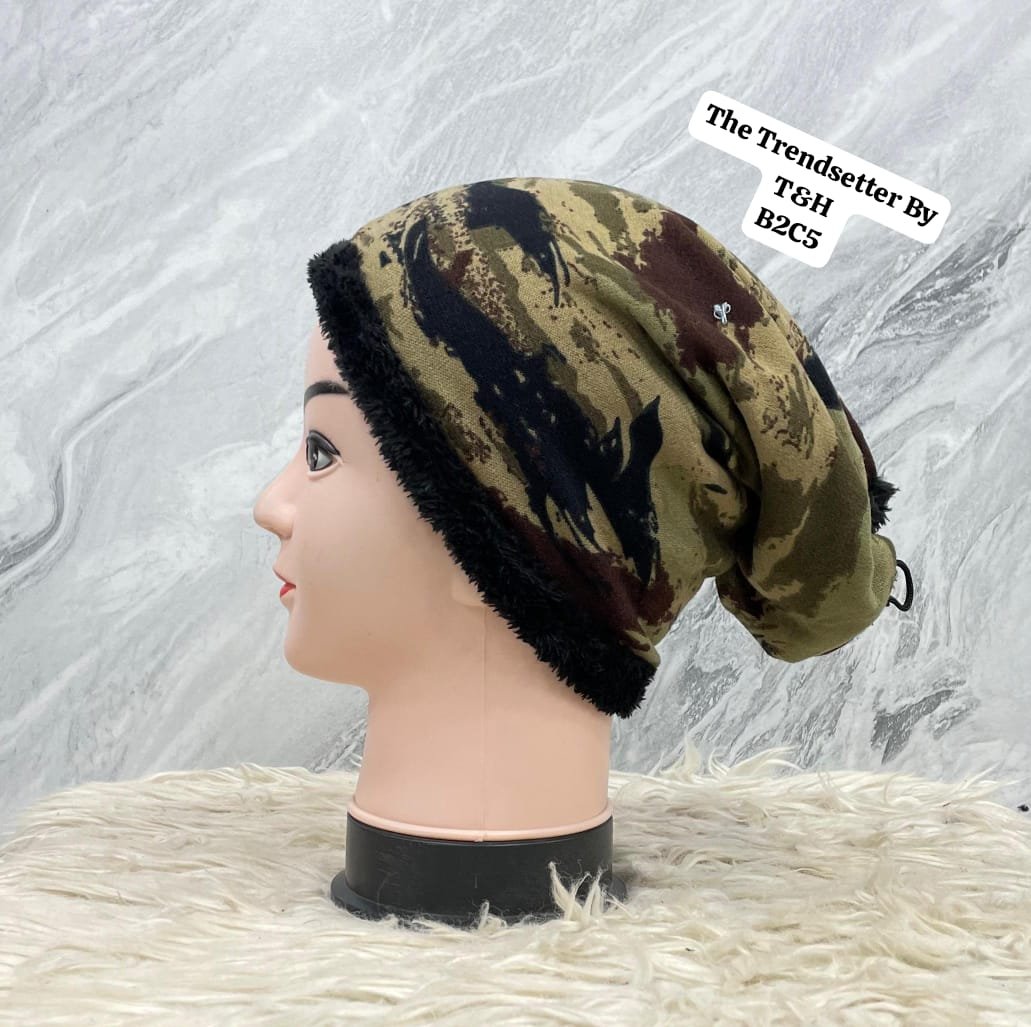 Artical Winter Bantana Cap Stuff wool