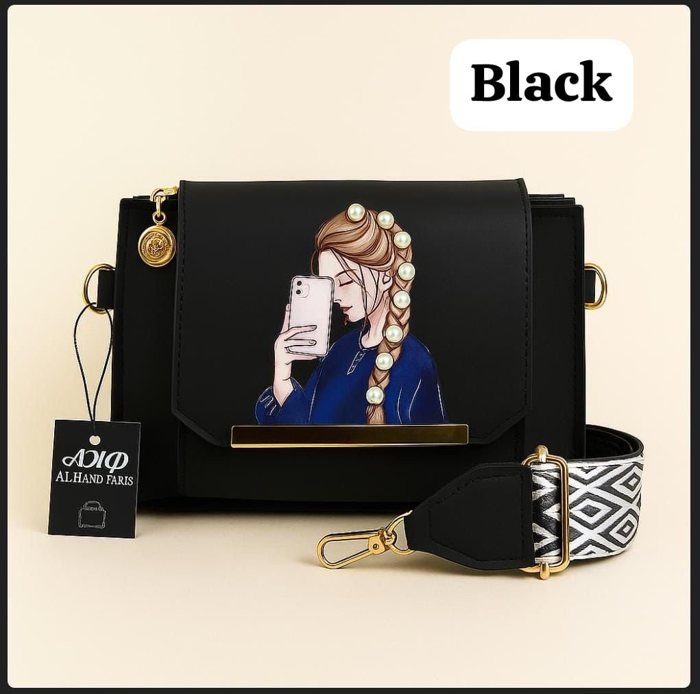 Stylish 3-Zipper Crossbody Bag