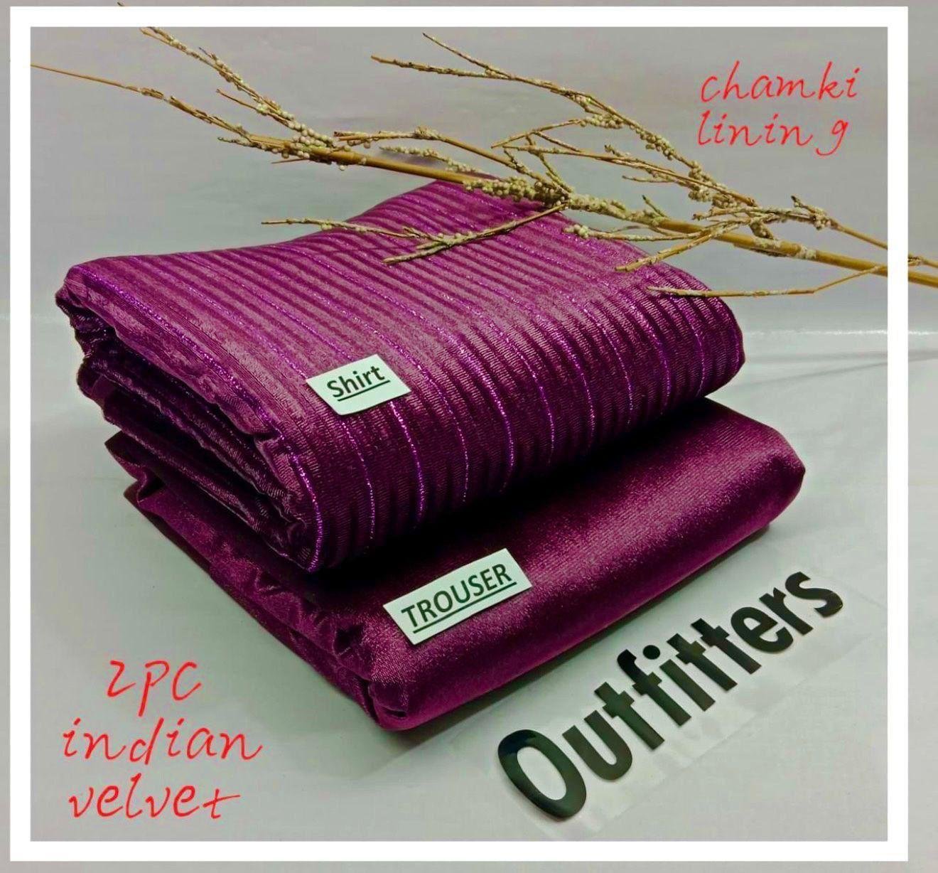indian velvet 2pc*