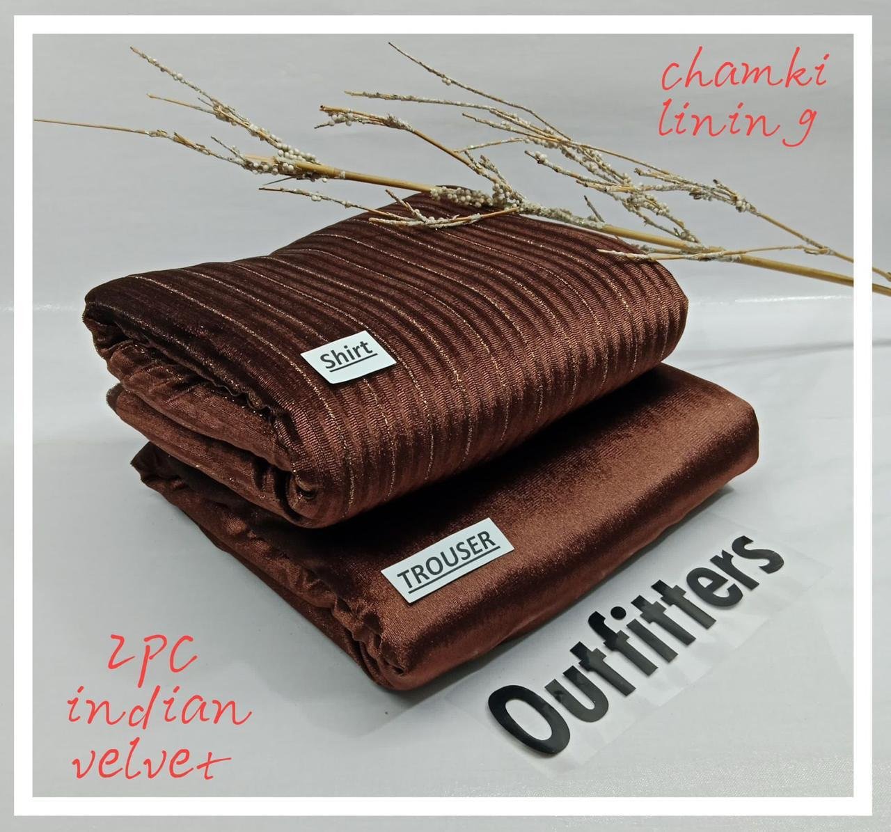 indian velvet 2pc*