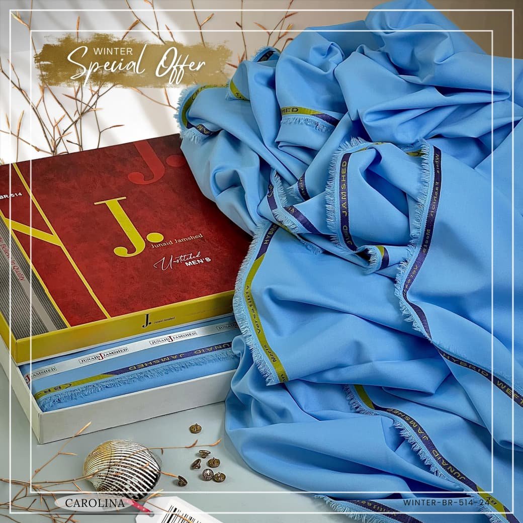 `J• Men’s Suitings Presents` Classical Eastern Apparels `Tropical WASH’N WEAR FABRIC`