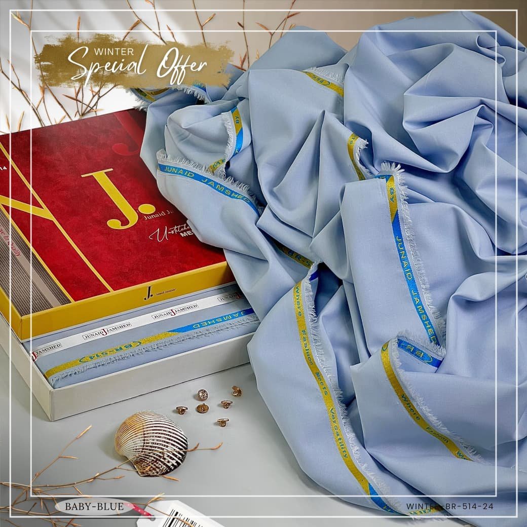 `J• Men’s Suitings Presents` Classical Eastern Apparels `Tropical WASH’N WEAR FABRIC`