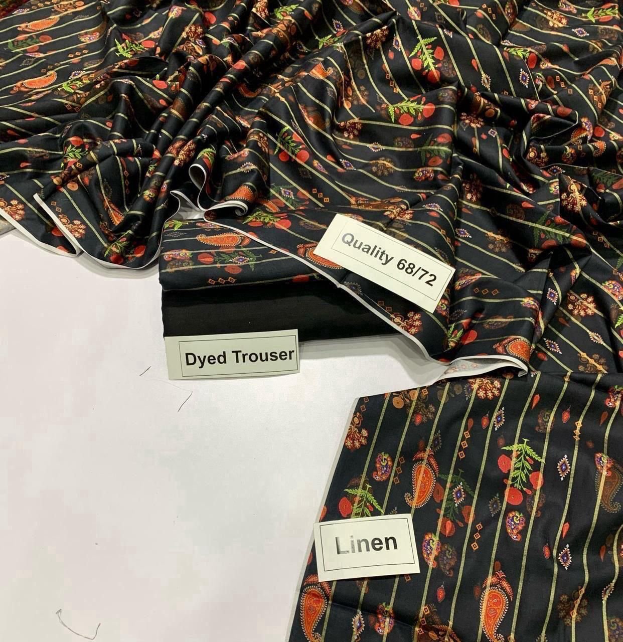 Alhamdulilah Digital 2pc Linen *BONANZA SATRANGI*