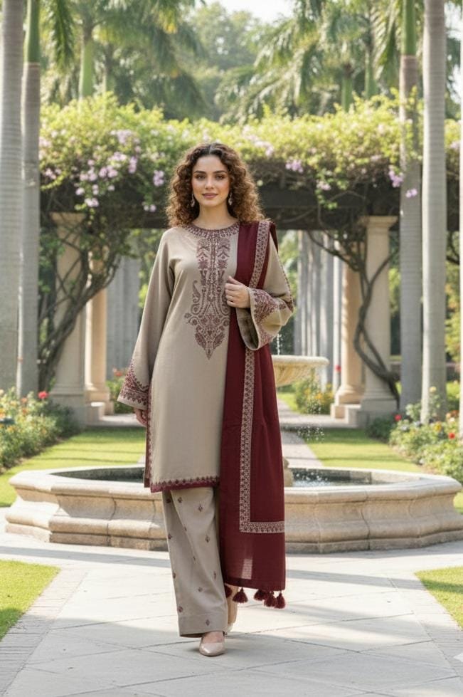 Baroque 3pcs”_* _WiNTER’s COLLECTION DHANAK 2025_