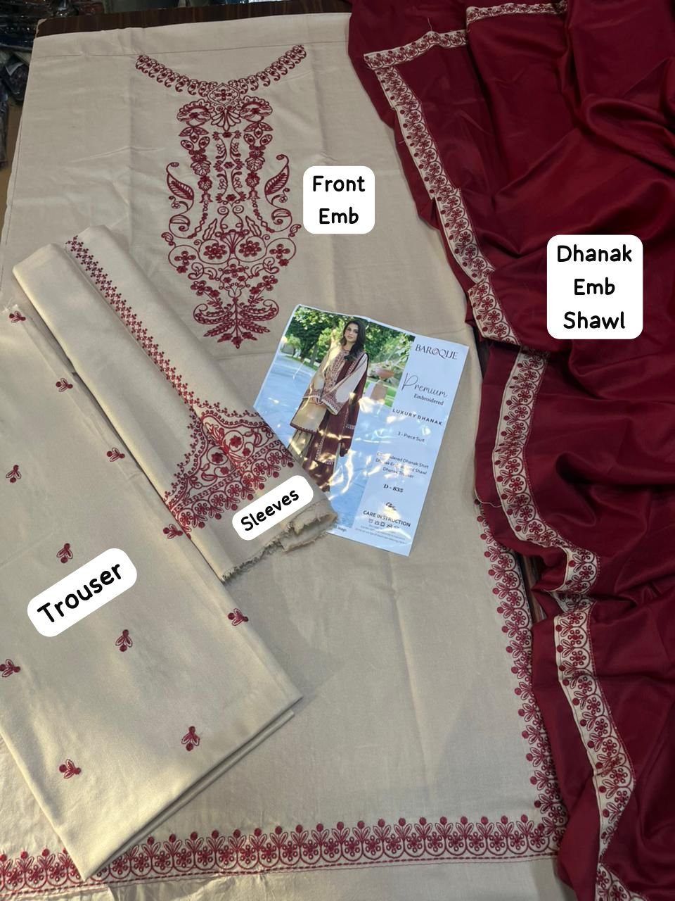 Baroque 3pcs”_* _WiNTER’s COLLECTION DHANAK 2025_