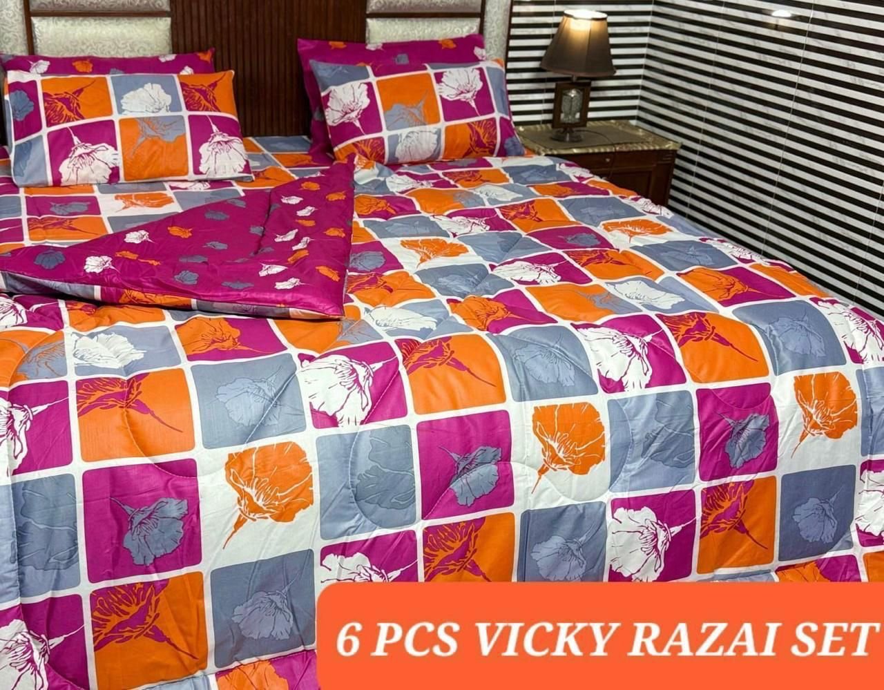 6PC Vicky Razayi Set 2025 😍* Stuff : Mix Cotton