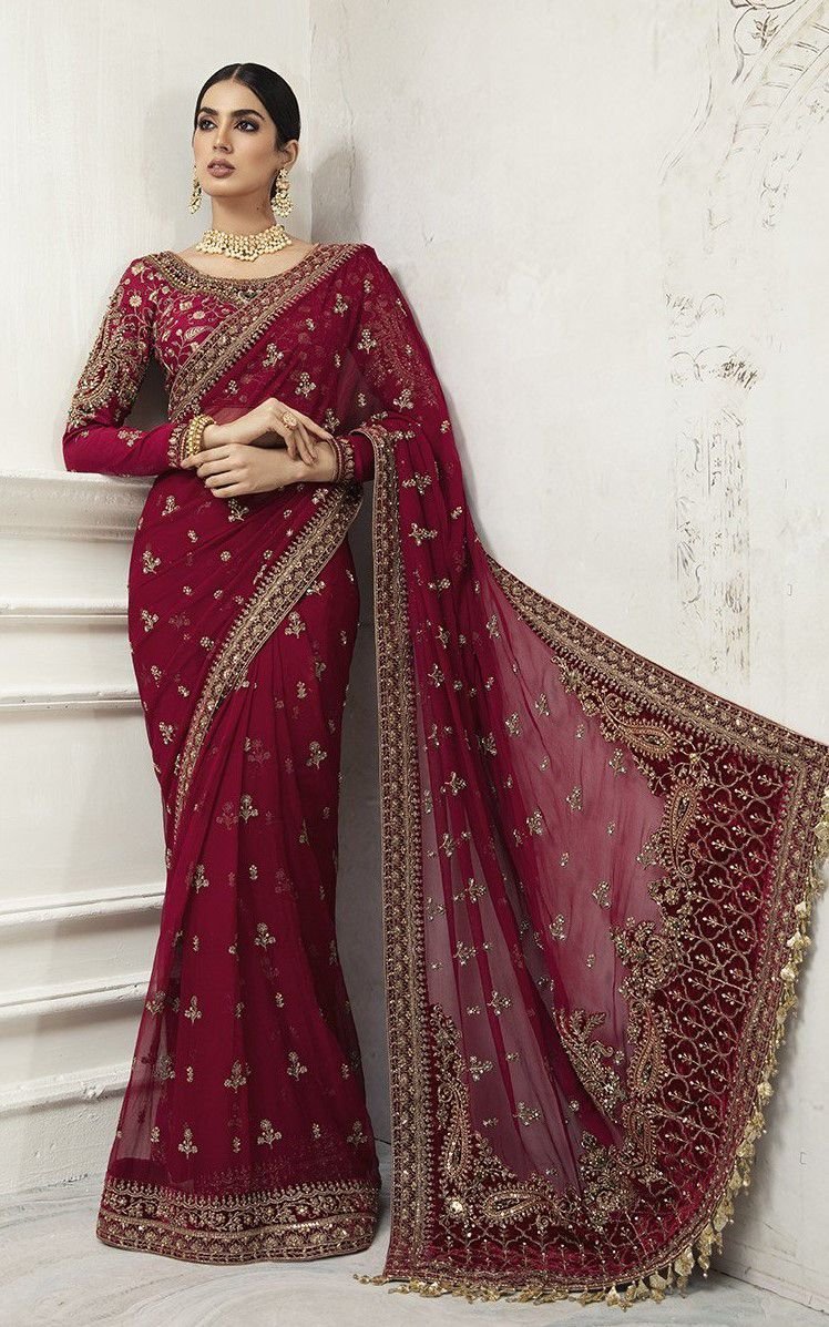 Maria B saree wedding collection 2023*