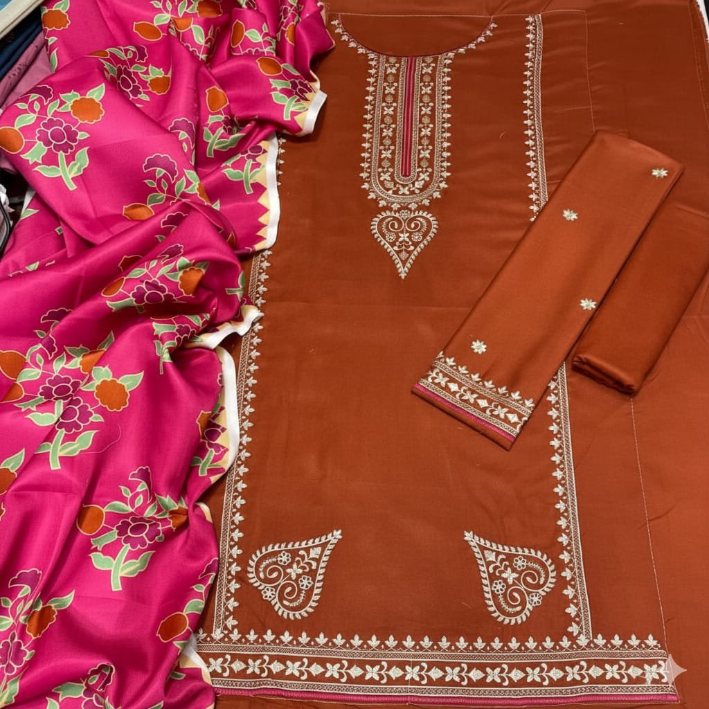 Coco by zara Shahjahan 3pcs”_*