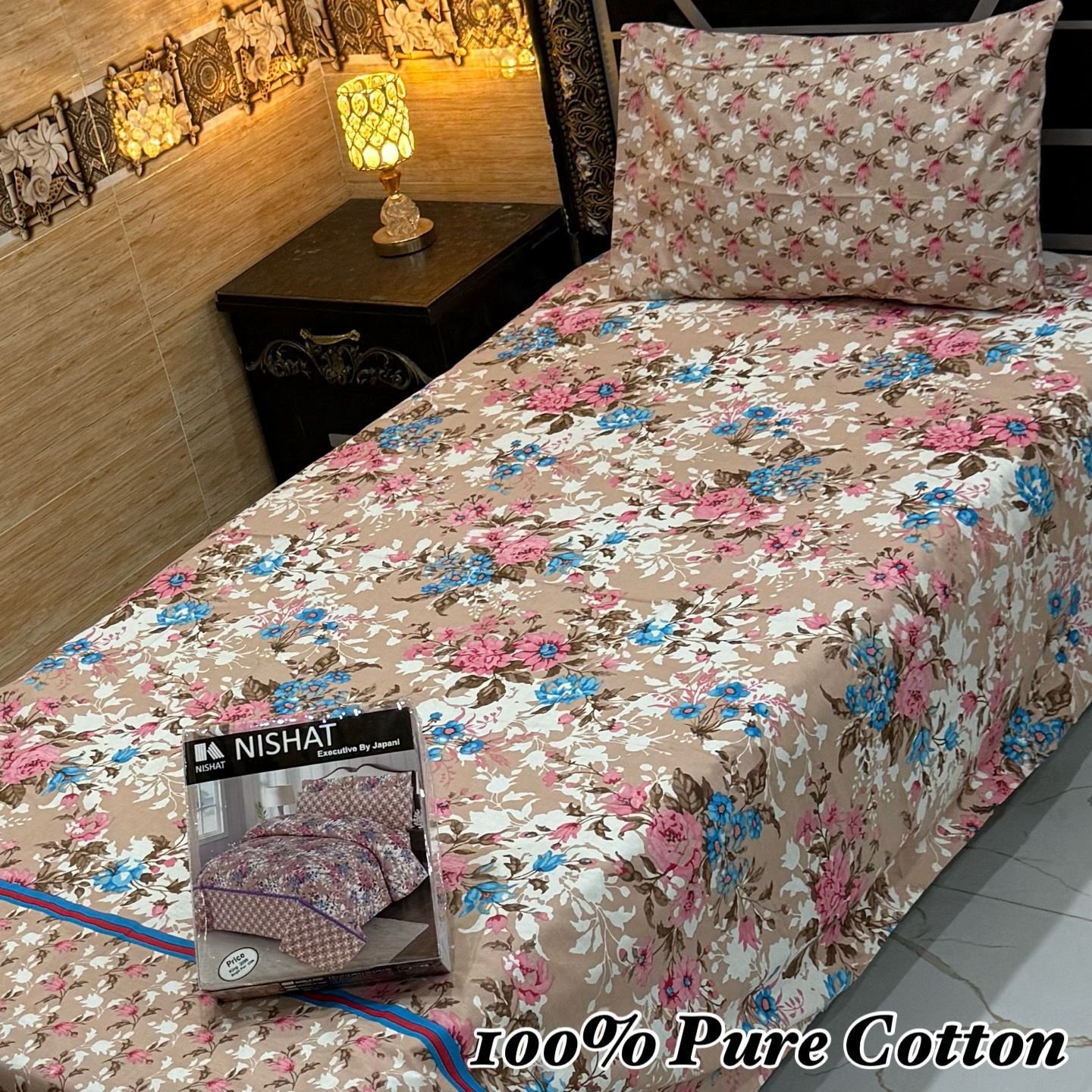 100% Pure Cotton Bedsheet 😍*