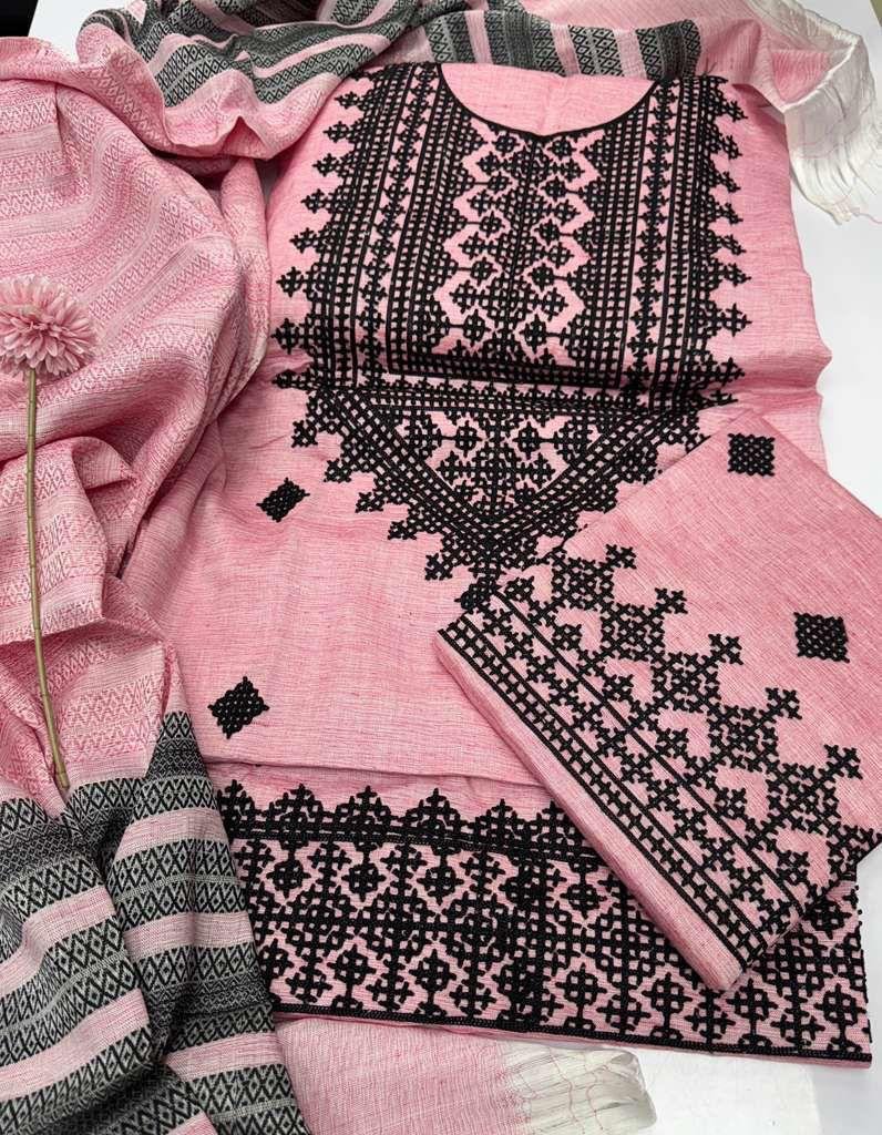 Khaddi khaadar Heavy Sindhi Traditional Embroidery Indian style*