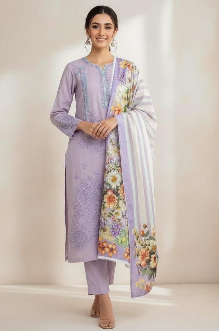 Mushq 3pcs”_* _WiNTER’s COLLECTION DHANAK 2025_