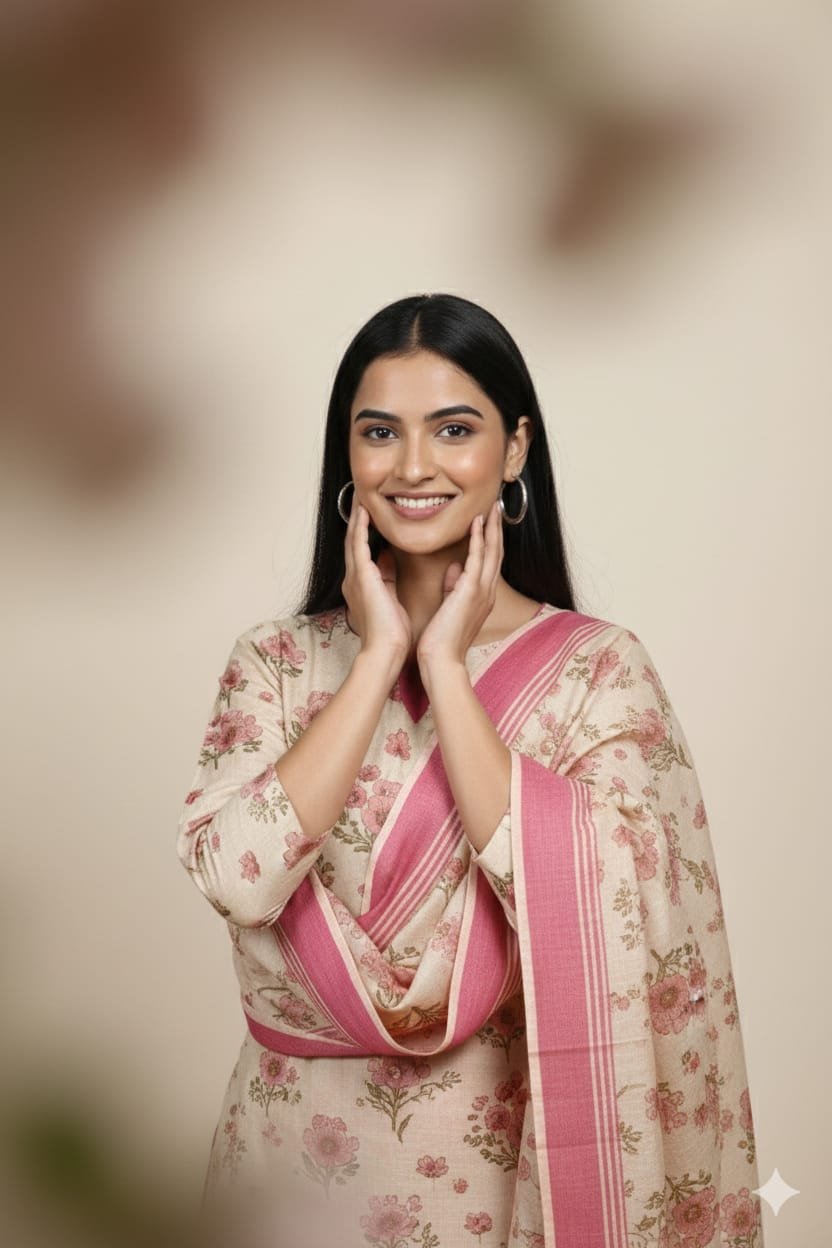 Baroque* 2PC Shirt +Dopatta