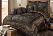 _The loops Fashion_ *Bridal Jaqurd slik 14pcs Bedding Set*
