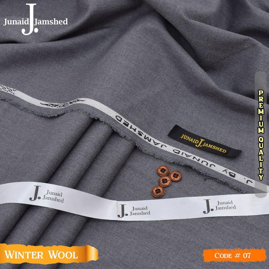 J. Winter SEMI WOOL* Premium unstitched Winter Season Wool Fabric.