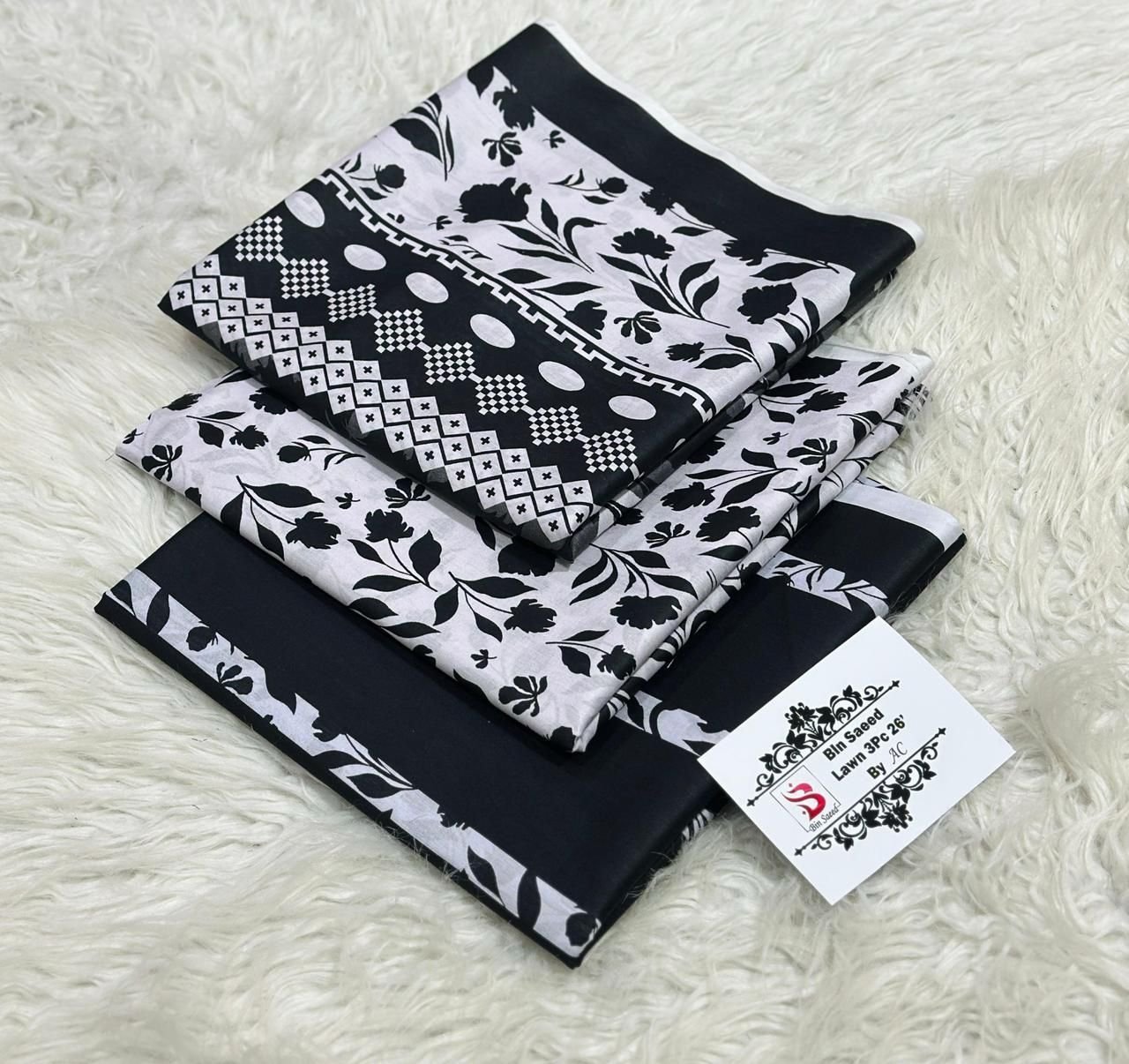 Bin Saeed Opening 2026)* *Bin Saeed same as Original *Printed 3pc Collection*