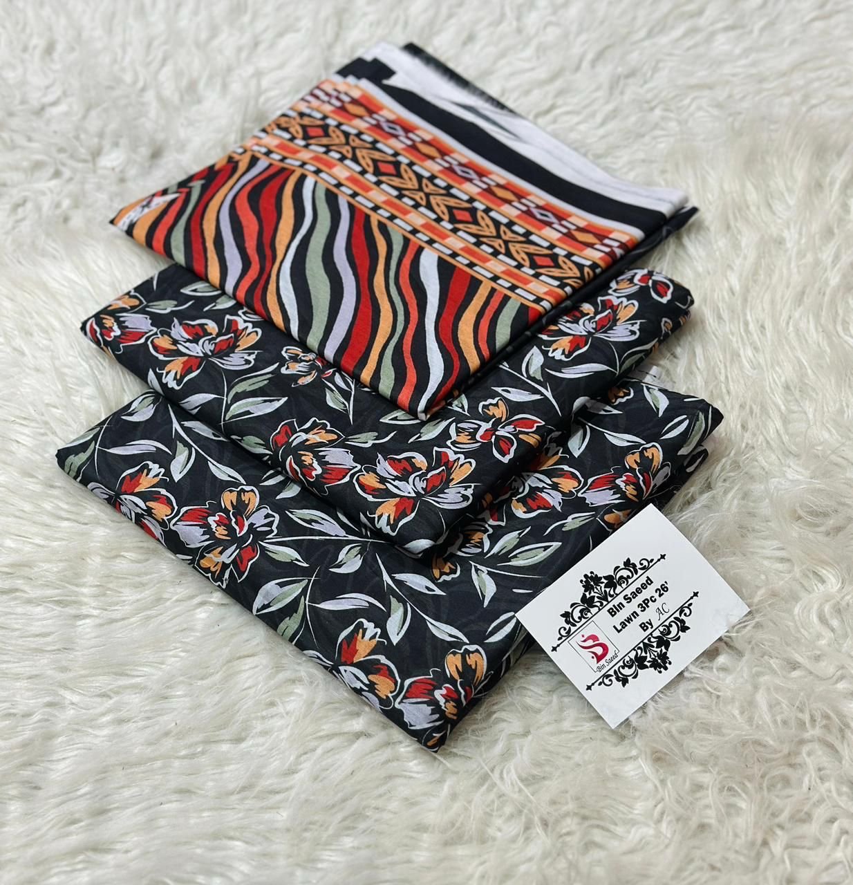 Bin Saeed Opening 2026)* *Bin Saeed same as Original *Printed 3pc Collection*