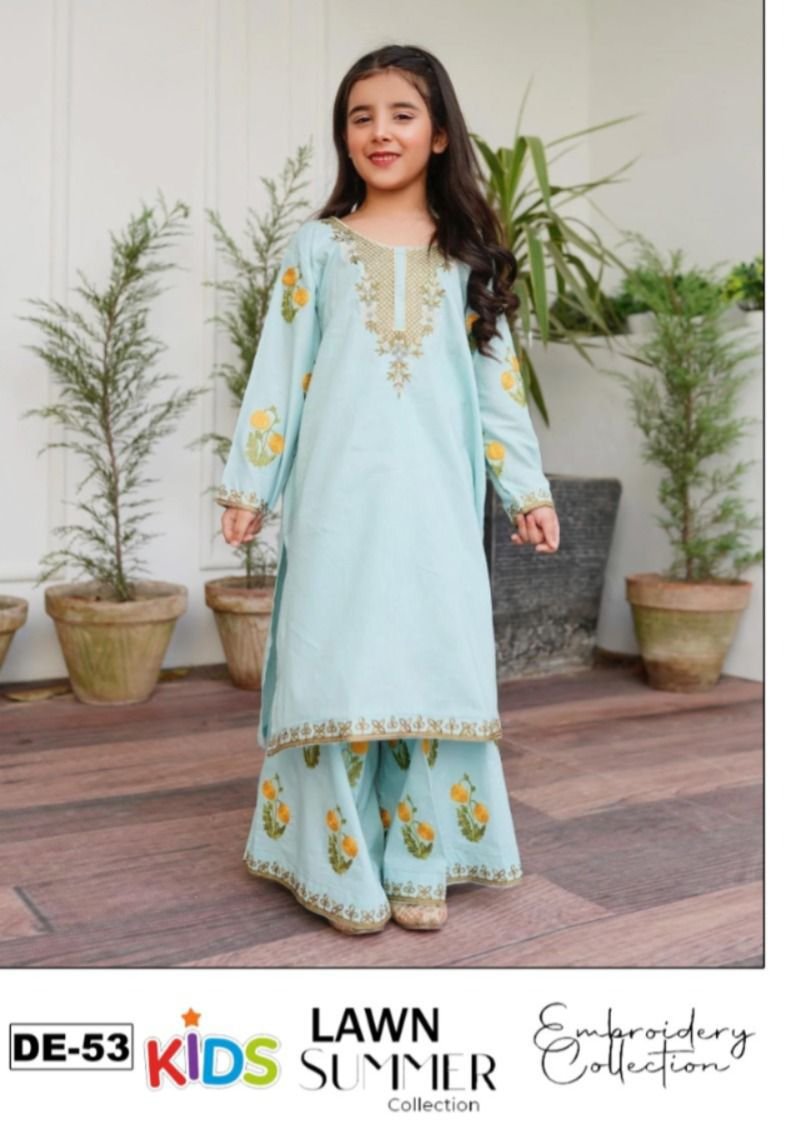 Lawn Eid collection 3pc kids