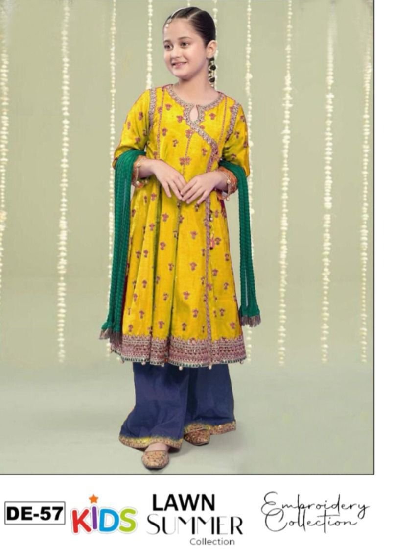 Lawn Eid collection 3pc kids