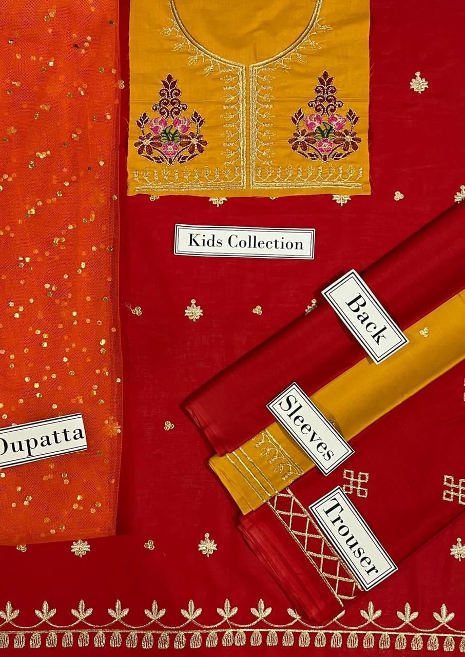 Lawn Eid collection 3pc kids