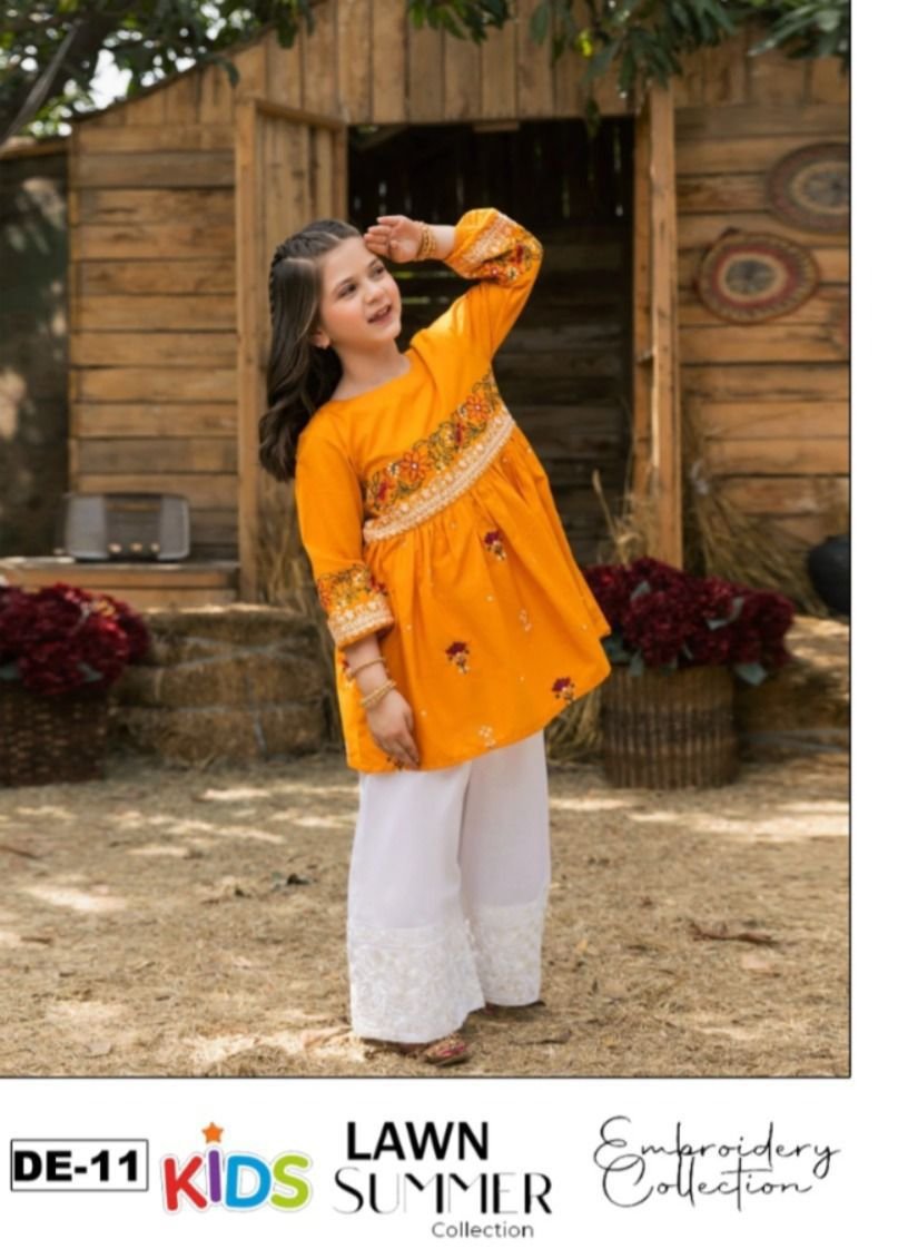 Lawn Eid collection 3pc kids