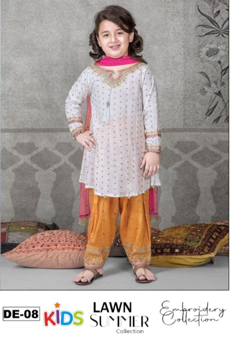 Lawn Eid collection 3pc kids