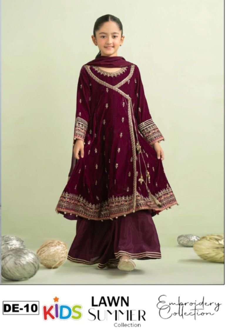 Lawn Eid collection 3pc kids